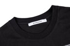 Givenchy black T-shirt neckline with small logo label on the inside collar