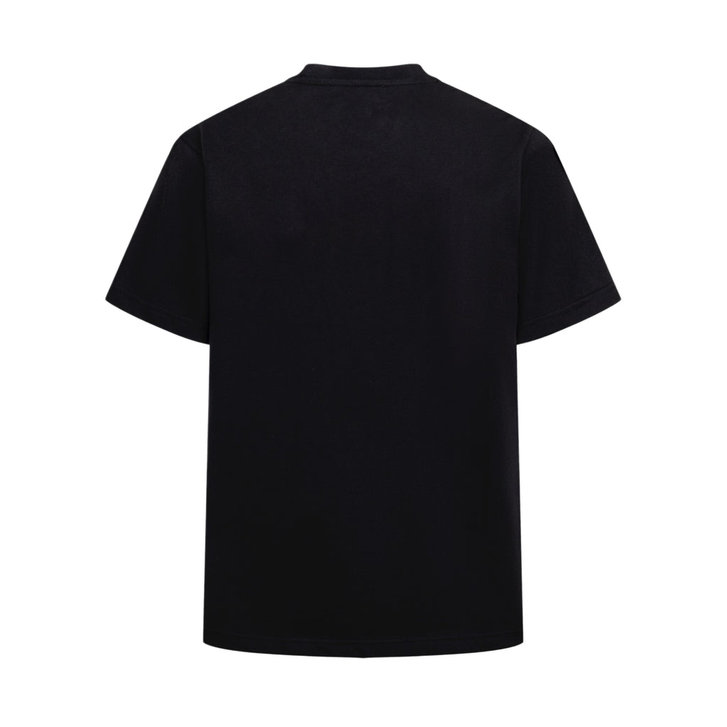 Givenchy black crew-neck T-shirt, plain back view