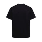 Givenchy black crew-neck T-shirt, plain back view