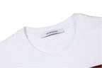 Givenchy white T-shirt neckline with brand tab label