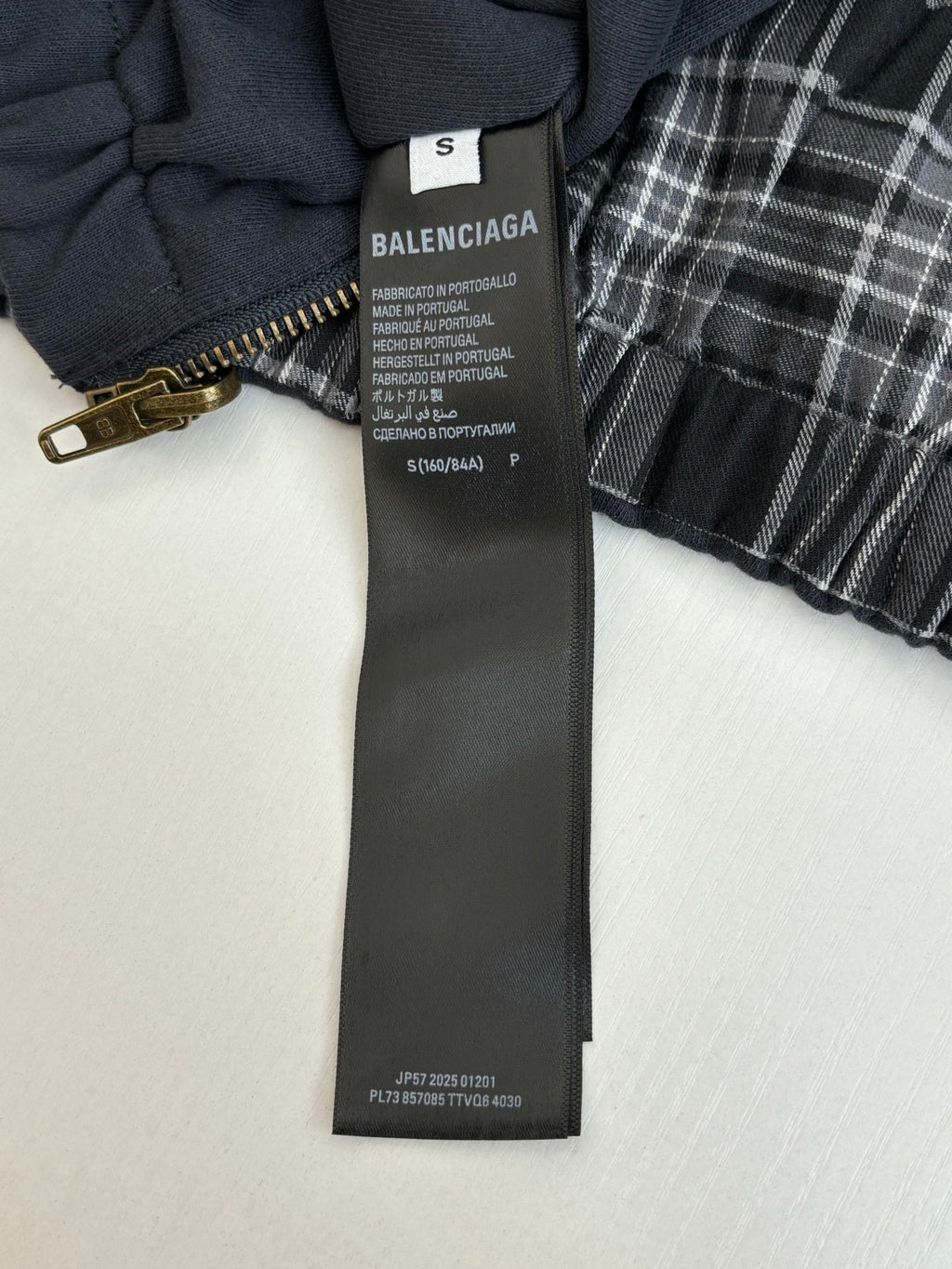 Balenciaga size S clothing label on long pants