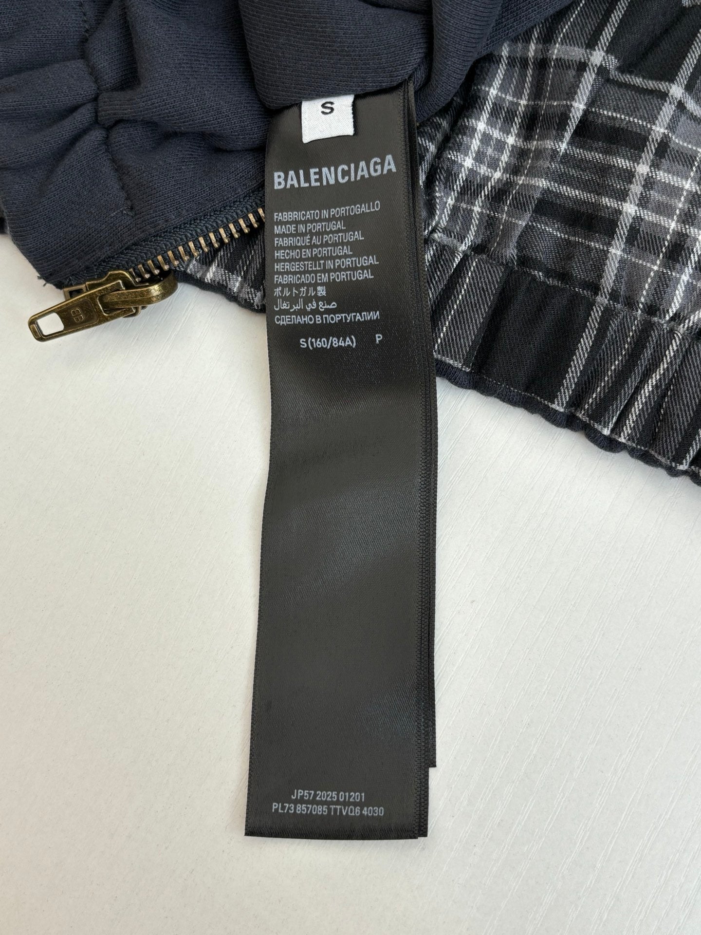 Balenciaga size S clothing label on long pants