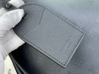 Louis Vuitton hobo bag close-up of interior pocket panel and stitched edge