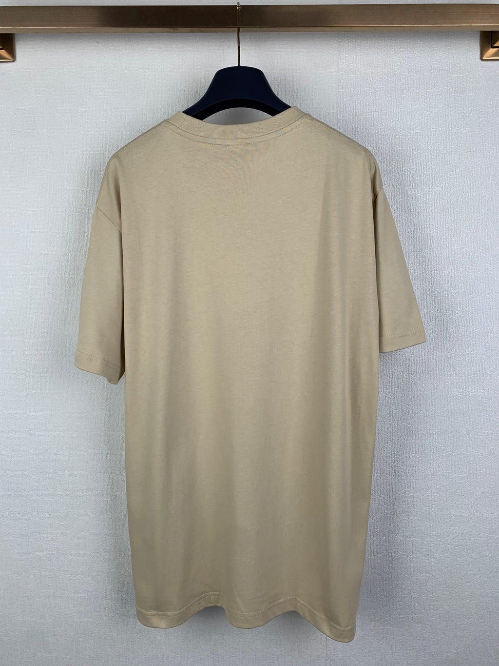 Beige T-shirt back view