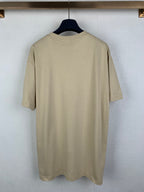 Beige T-shirt back view