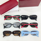 Gucci sunglasses assortment with mixed colored frames and tinted lenses