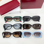 Gucci sunglasses assortment with mixed colored frames and tinted lenses