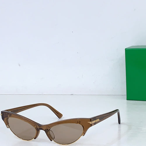 Bottega Veneta sunglasses with brown frame and tinted beige lenses
