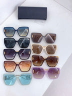 Assorted Dior square sunglasses, 8 pairs in mixed frame and lens colors