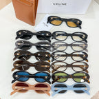 Celine sunglasses assortment with multiple frame colors and tinted lenses
