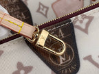Louis Vuitton bag clasp and monogram strap, gold hardware