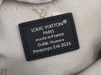 Handbag label reading LOUIS VUITTON PARIS made in France