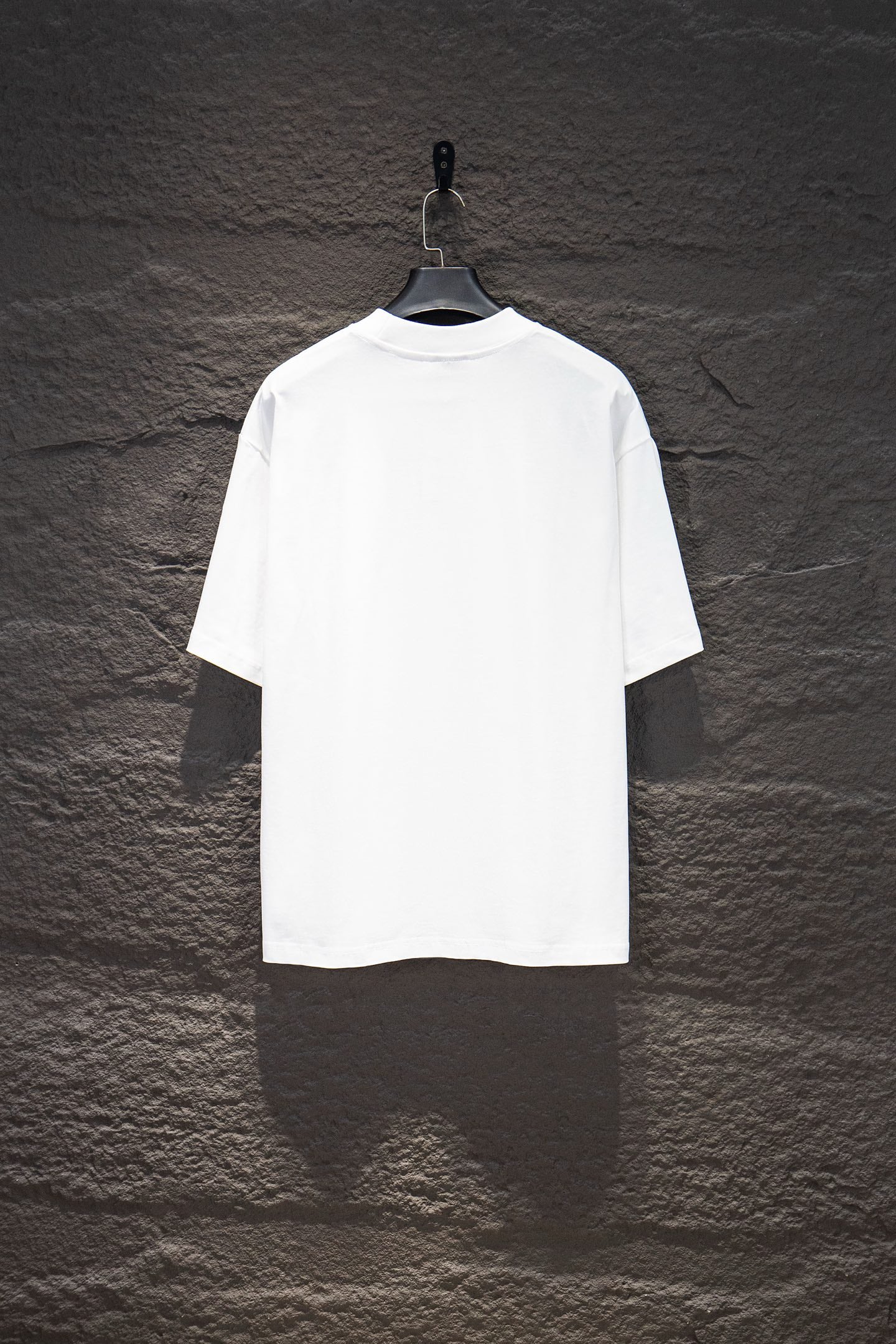Balenciaga white crewneck T-shirt, plain back view