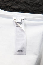Balenciaga white T-shirt with clear size and care label inside neck