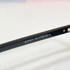 YSL sunglasses temple with model numbers on dark frame