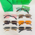 Bottega Veneta sunglasses assortment with assorted lens colors and metal frames