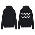 Maison Margiela hoodie, black, white graphic print