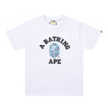 Bape white graphic T-shirt with A BATHING APE print