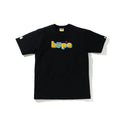 Black Bape T-shirt with multicolor 'bape' logo