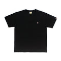 Black Bape logo T-shirt with small chest emblem