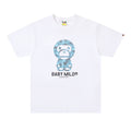 White short-sleeve T-shirt with Baby Milo graphic front