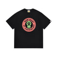 Black Bape Baby Milo graphic T-shirt with round logo print on chest