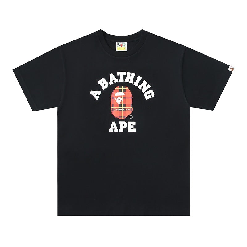 Black BAPE T-shirt with A BATHING APE graphic
