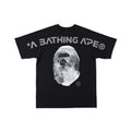 Black Bape T-shirt with large ape face graphic on front