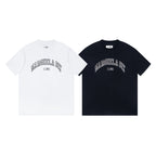 Crewneck T-shirts in white and black with Maison Margiela logo print