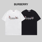 Alexander McQueen graphic T-shirts, white and black short-sleeve