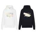 Maison Margiela hoodies, white and dark, number graphic across chest