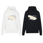 Maison Margiela hoodies, white and dark, number graphic across chest
