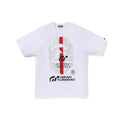 Bape white graphic T-shirt with large front logo print