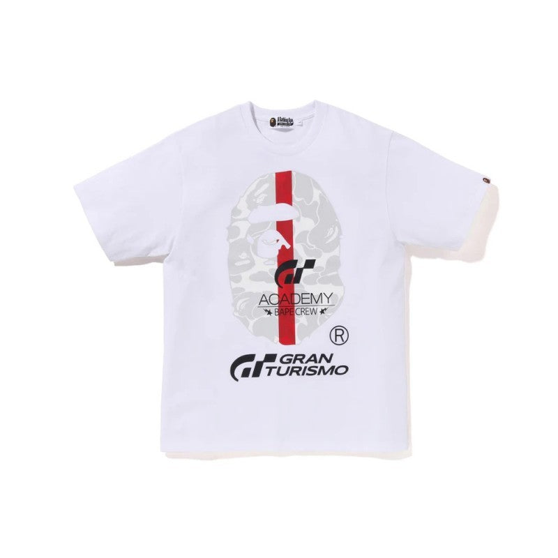 Bape white graphic T-shirt with large front logo print