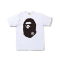 White Bape graphic T-shirt with face print