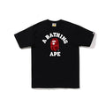 Black Bape graphic T-shirt with A BATHING APE logo