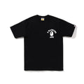 Black Bape graphic T-shirt with round neck and short sleeves