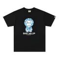 Black T-shirt with blue Baby Milo front graphic