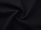 Navy knit T-shirt fabric close-up