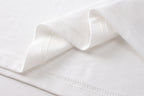 White Gucci short-sleeve T-shirt with stitched hem seam