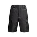 Prada black nylon cargo pants with elastic waistband and cargo side pockets