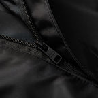 Prada black nylon pocket zipper with pull tab