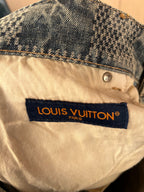 Inside waistband label Louis Vuitton Paris on cream fabric
