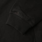 Versace black hoodie ribbed sleeve cuff