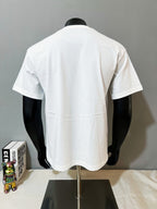 White Moncler short-sleeve T-shirt back view
