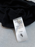 Polo Ralph Lauren black T-shirt inside label with size tag