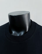 Givenchy black crewneck T-shirt collar close-up