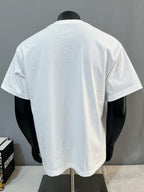 White Givenchy T-shirt with plain back and short sleeves
