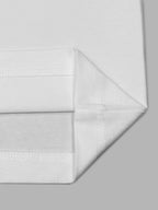 White Versace T-shirt hem and side seam detail