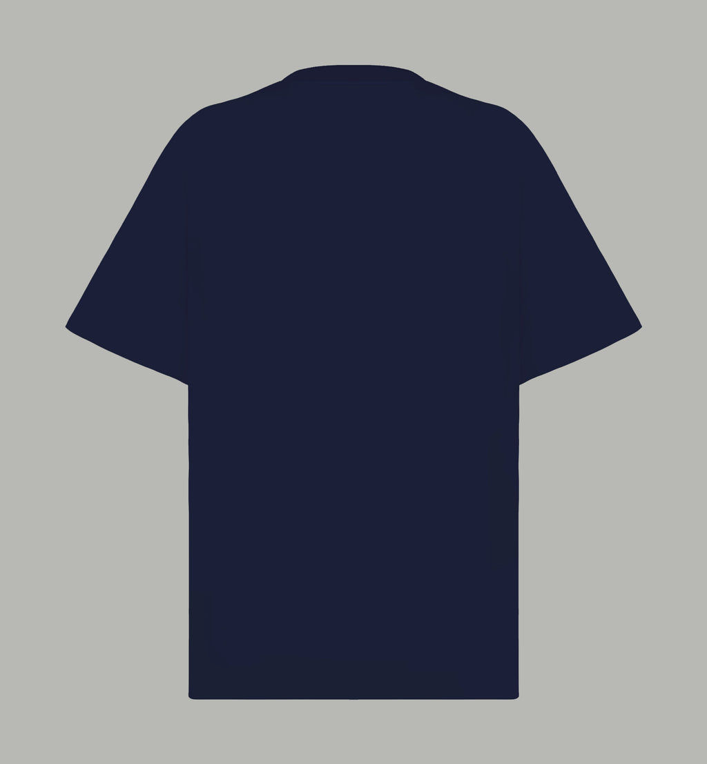 Navy Givenchy T-shirt back view